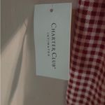 Charter Club  Red and White Gingham Intimates Photo 8