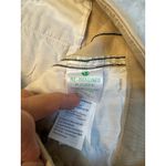 J.Crew High Rise Girlfriend Chino Pants Womens Size 12 Beige Black Stripe Photo 3