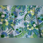 Vintage Carolina Blues flower power cotton blend capri pants, size 10 Blue Photo 2