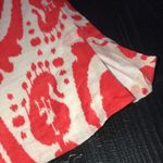 J.Crew  Strapless Tube Top Blouse Women's Size 2 Orange White Photo 7