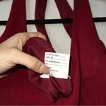 NWT Dessy Collection Burgundy Backless Pleated Front Jumpsuit Size 0 Photo 7