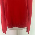 Good American EUC Red Grenadine Crew Neck Cozy Sweater Size M Photo 3