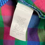 Vintage 90s Y2K Canvasbacks Madras Plaid Cropped Full Zip Jacket 12P 12 Petite L Pink Photo 8