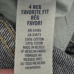 American Eagle Vintage  Mid Rise‎ Flare Blue Denim Jeans Women's Size 4 Reg. Y2K Photo 6