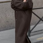 NA-KD NWT  x Claire Rose Brown Long Trench Coat Photo 0