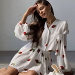 Boutique Strawberry Printed Skirt  Photo 0