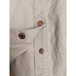 Japna NWT  100% Cotton Denim Sz S Button Front Mini Dress Preppy Peasant Coquette Photo 4