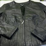 Style & Co . Black Leather Jacket Photo 11