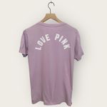 PINK - Victoria's Secret  Victoria’s Secret Pink XS Mauve Lilac Purple Short Sleeve Shirt Photo 1