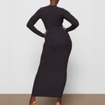 SKIMS Crewneck Long Sleeve Dress Fits Everybody Double Lined Core Control XS NWT Photo 4
