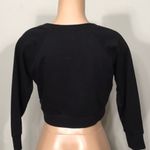 DC Comics New. BATMAN crop sweatshirt.  3/4 length sleeve. NWOT Photo 3