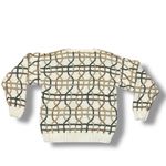 Geoffrey Beene Vintage  Hand Knit Sweater Medium Beige Coogi Style‎ Photo 4