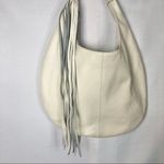 B-low the Belt Fiona Genuine Pebble Leather Off White Fringe Hobo Bag Photo 54