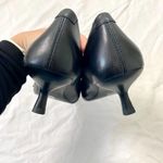 Vagabond NEW Black Silver  Lykke 90s Style Leather Buckled Kitten Heels US 6 Photo 4