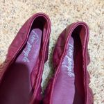 Free People  Cara Ballet Flats Leather Wild Mulberry Photo 4