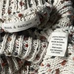 Moon & Madison Chunky Cable Knit Sweater Womens M Turtleneck Cozycore Marled Photo 4