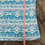 Columbia  Glacial IV Womens S Print Half Zip Fleece Pullover Serenity 80s Stripe Photo 9