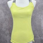Mondetta  Green Racerback Print Sports Activewear Support Bra Tank Top Small Photo 0