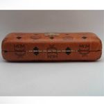 MCM Authentic  Name Brand Logo Monogram Clam Cognac Glasses Eyeglasses Hard Case  Italy Runway Shell High End Collectible Italian Original Photo 4