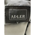 Adler Collection Black Lamb Leather Coat White Stitching Size Medium Photo 5