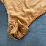 Lush Clothing Lush one shoulder long sleeve orange bodysuit size S NWT Photo 3