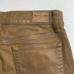 Ralph Lauren Polo Tan Bronze Coated Skinny Low Rise Jeans Size 27 Women’s Denim Photo 3