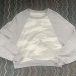 American Eagle Grey Camo Sweatshirt Photo 2