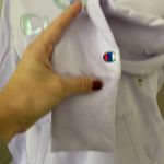 Champion Women’s Powerblend Fleece Hoodie in Lilac, Small Photo 6