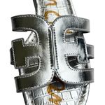 Sam Edelman EUC Leather Bay Sandals Silver Size 6.5 Photo 1