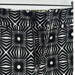 Maeve The Ettie High Rise Crop Wide Leg Pants Black White Pattern Boho Size 25 Photo 5
