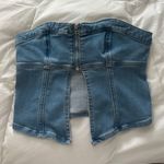 American Eagle  Denim Top Crop Photo 1