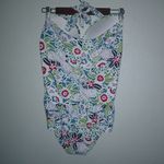 Tropical Escape  12 One Piece Floral White Swim Suit Photo 5