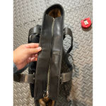 Coach Authentic  Hampton Large Black Leather Tote Bag Purse F10288‎ Womens Photo 6