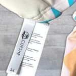 Cupshe Retro Floral Bikini 3X NEW Halter Top High Waist Slimming Ruched Bottom Photo 5