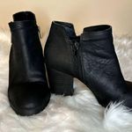 Lucky Brand Noryn Black Leather Ankle Booties Size 6/5 Photo 2