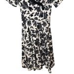 Hell Bunny  Honor 50s Style Dress Black Rose V-Neck Collared Size Small Photo 3