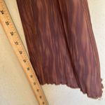 House Of CB ‘Eleanor’ Chocolate Print mesh Flared Trousers brown size S NWOT Photo 12