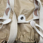 VTG 70s Retro Fall Leaves Tan Nylon Shoulder Bag Canvas Strap Women’s Medium Bag Photo 9