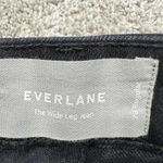 Everlane Wide Leg Jeans High Rise Button Fly Pockets in Black Size 29 Photo 9