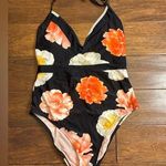 GB Halter Top One Piece Floral Swimsuit Photo 0