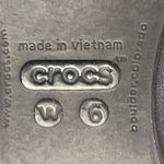 Crocs  Women’s Gianna Black Rounded Ballet Flat with Chain Link Accent- Size 6 Photo 8