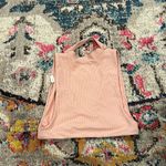 frankie's bikinis NEW FRANKIES HANALEI RIBBED BIKINI REVERSIBLE PINK TOP M Photo 5