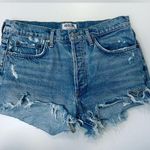 AGOLDE Cut off Denim Shorts Size 28 EUC Photo 0