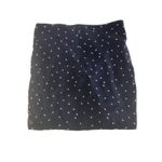 Maison Scotch  black suede fringe mini skirt, size small, NWT Photo 1