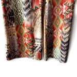 Passports Boho Wide Leg Pants M Multicolor Aztec Tribal Print USA Photo 2