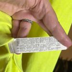 ZARA  Washed Neon Yellow Sweatshirt No Need To Stress Size Small Oversized Photo 5