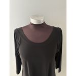 Sympli Tunic Size 10 Black Jersey Stretch Shift Dress Capsule Minimalist Travel Photo 1