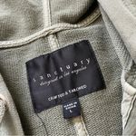 Sanctuary Cotton French Terry Hooded Oversized Shacket Jacket Green (Large) Photo 2