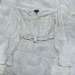 Forever 21 MOVING SALE - Contemporary Off shoulder Boho Tassel Top Photo 2