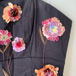 Anthropologie Maeve The Brynne 3D Floral Embellishment Mini Dress,Size 2 Photo 6